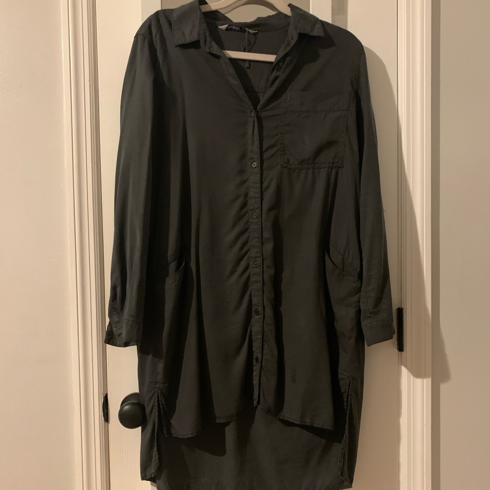 Zara Denim Shirt Dress